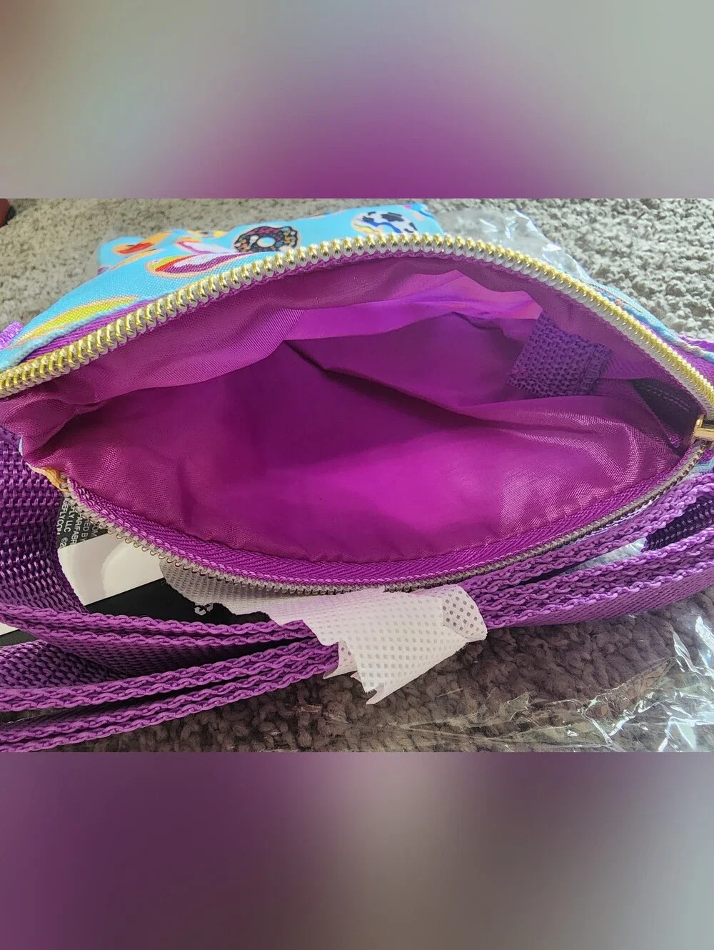 New Loungefly Disney Pixar Characters Donut Passport Crossbody Bag